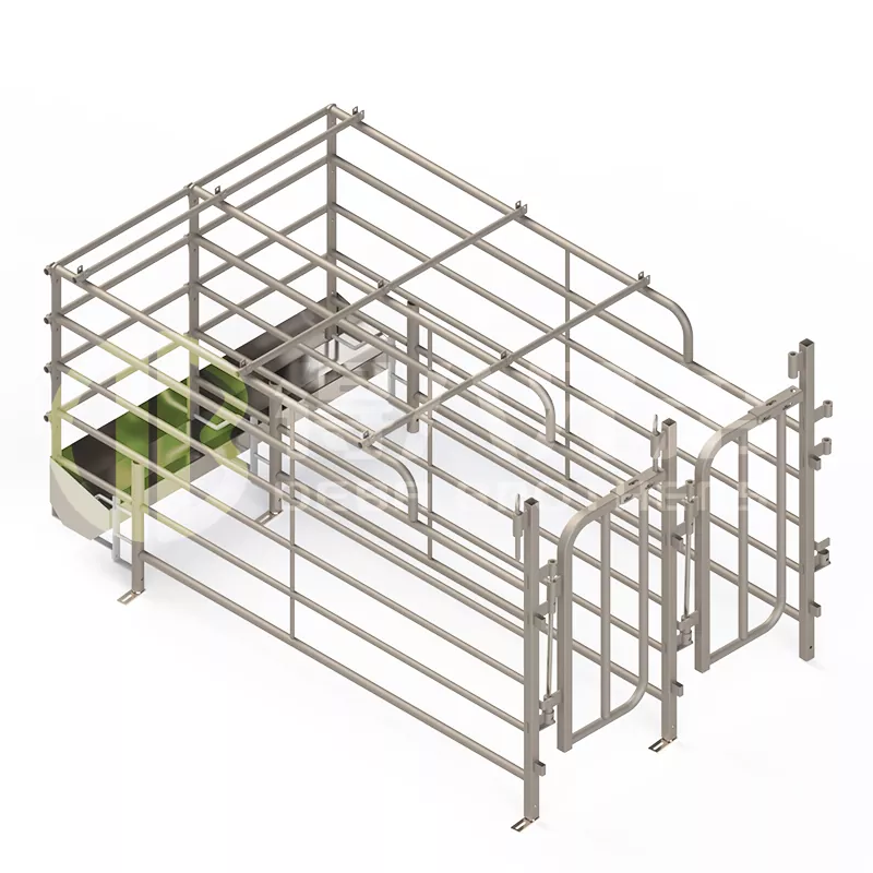 Bredere spanske fritilgangsgrisestaller